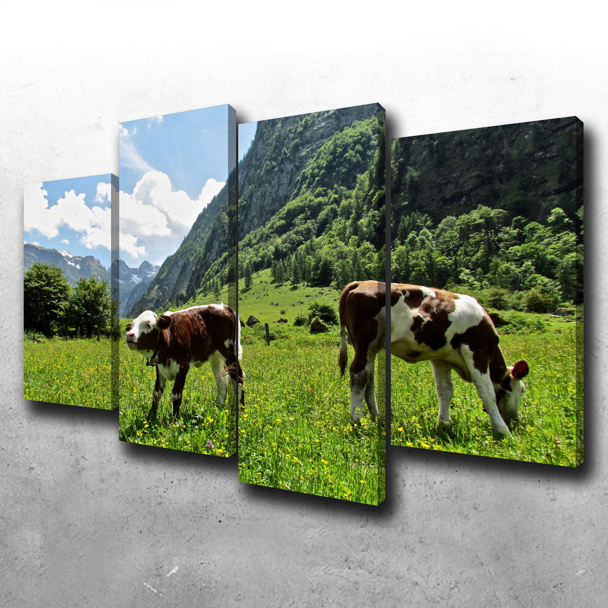 Stunning Alpine Calf Wall Art by David Campbell