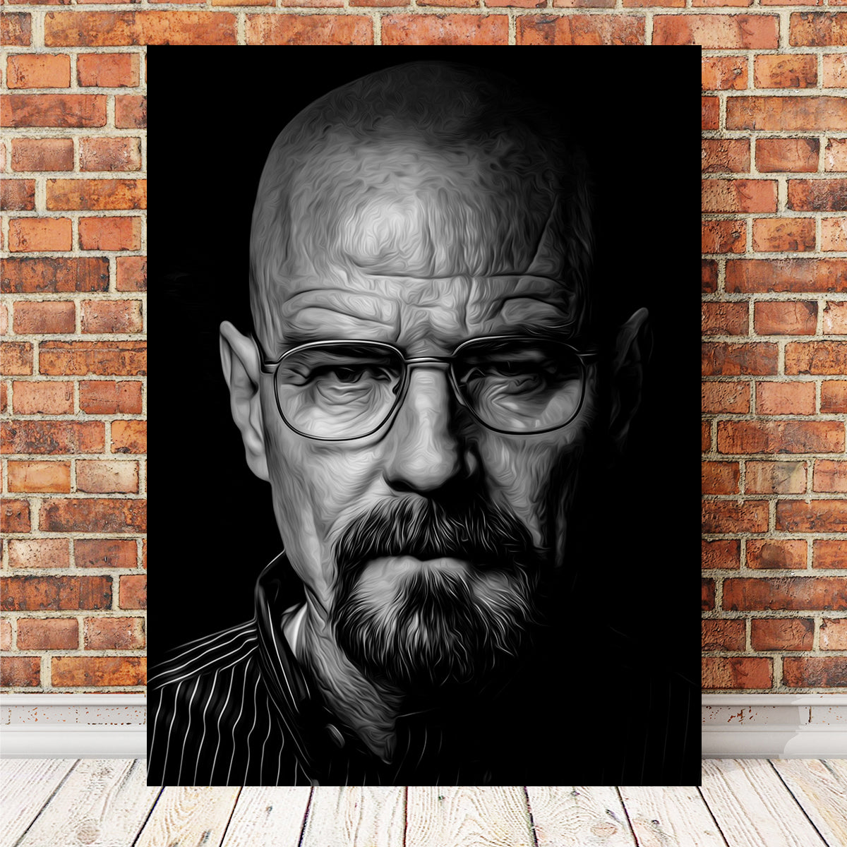 Stunning Portrait Breaking Bad Wall Art for Your Home Decor