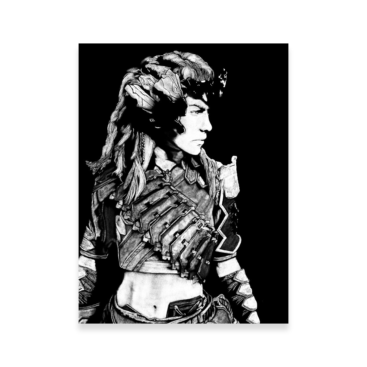 Stunning Aloy Wall Art by JPS Darko Art