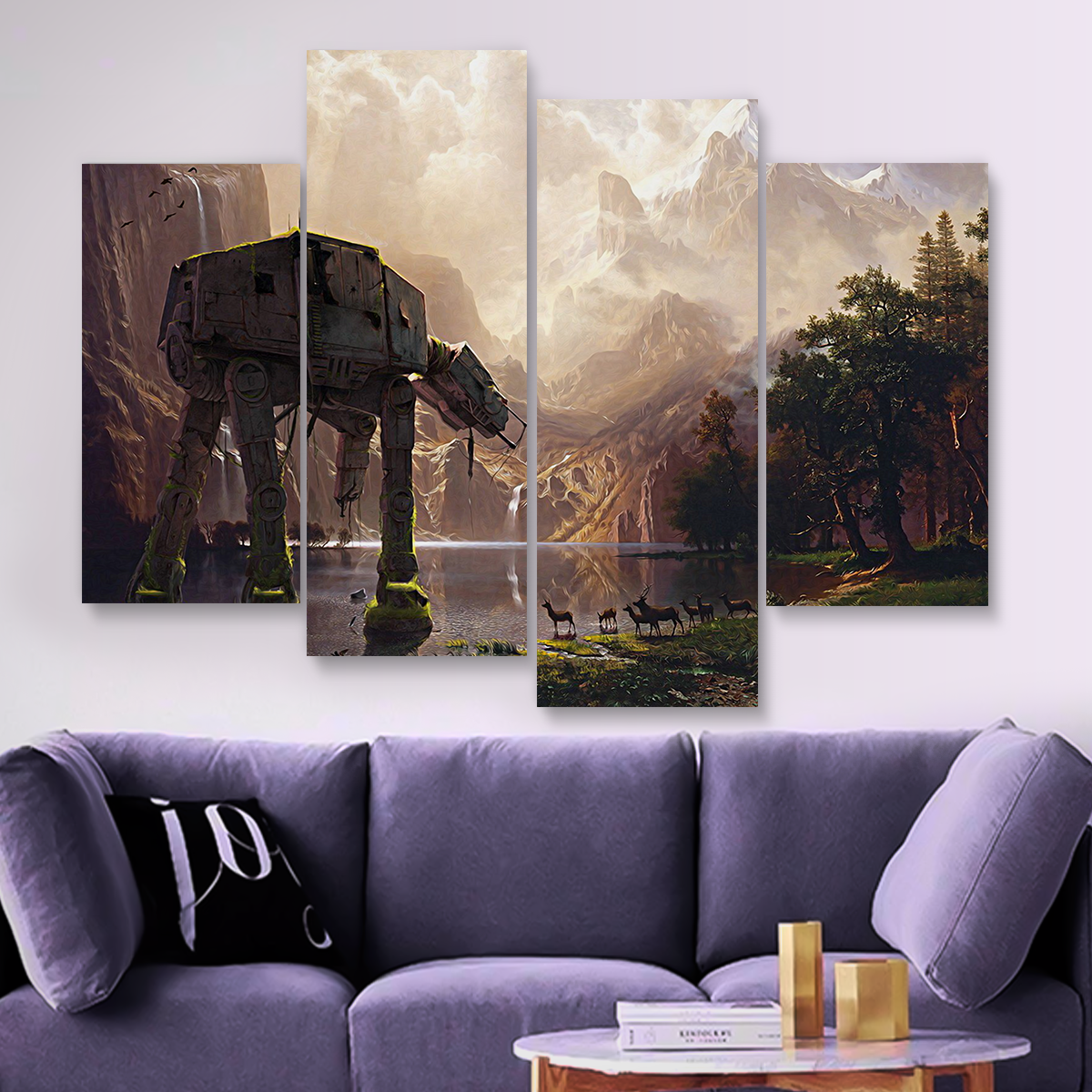 Stunning AT - AT Walker Wall Art for Star Wars Fans