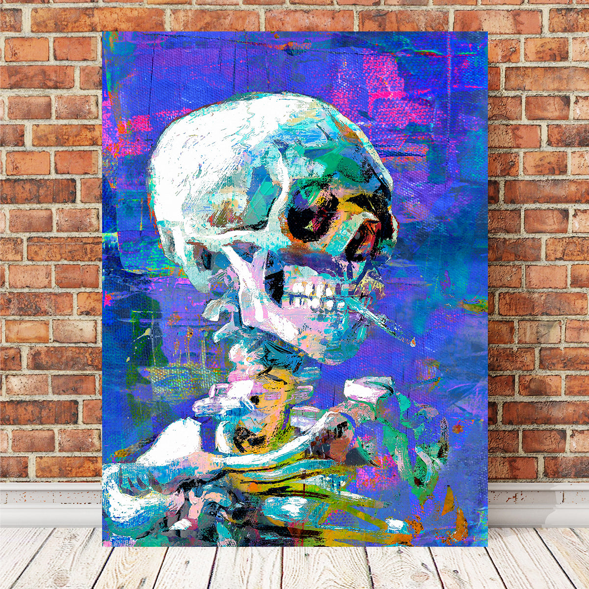 Exquisite Skull 2 Wall Art by Stephen Chambers