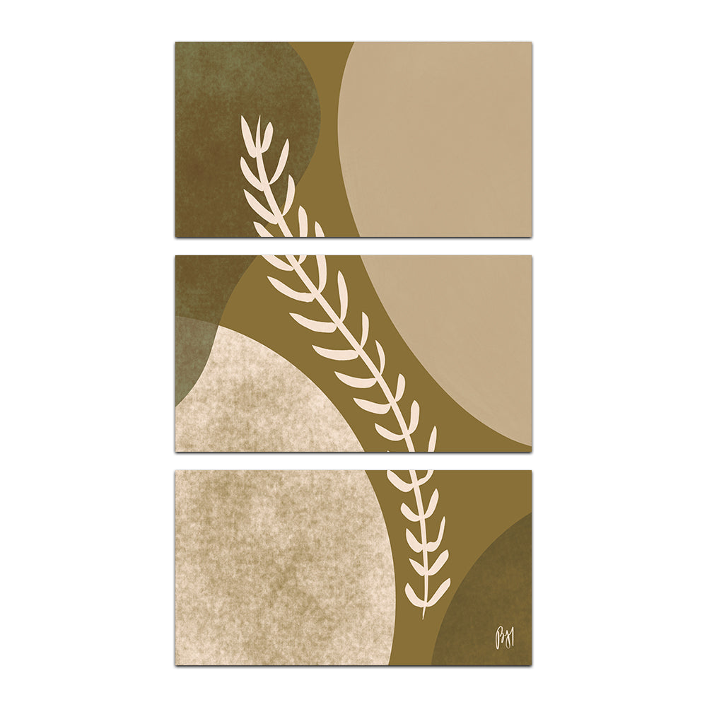 Back to Earth Wall Art - Sustainable Pine Wood Framed Canvas by Birch & Ink Sisters