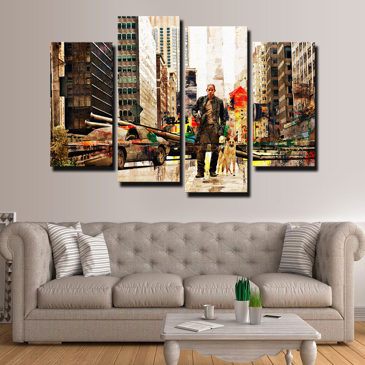 I Am Legend Stunning Wall Art for Home Decor