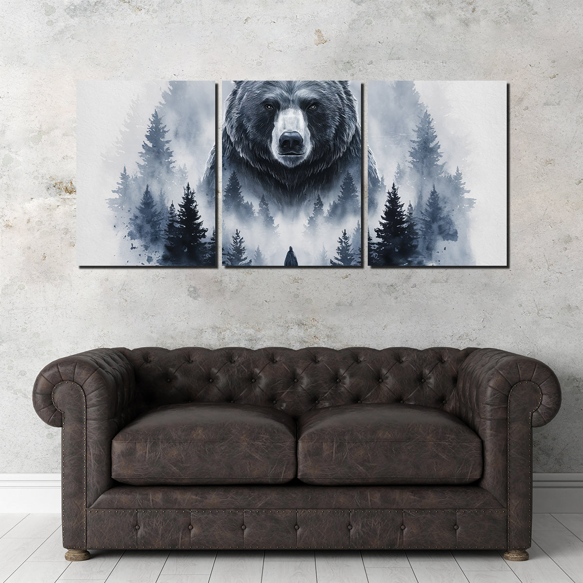 Exquisite Bear Forest Wall Art for Stunning Home Decor