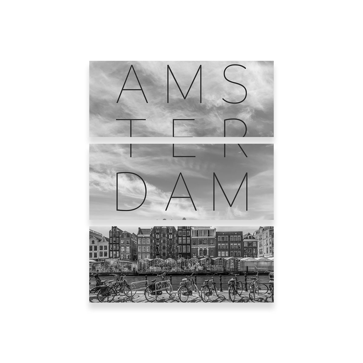 Stunning Amsterdam Singel Canal With Flower Market Wall Art by Melanie Viola