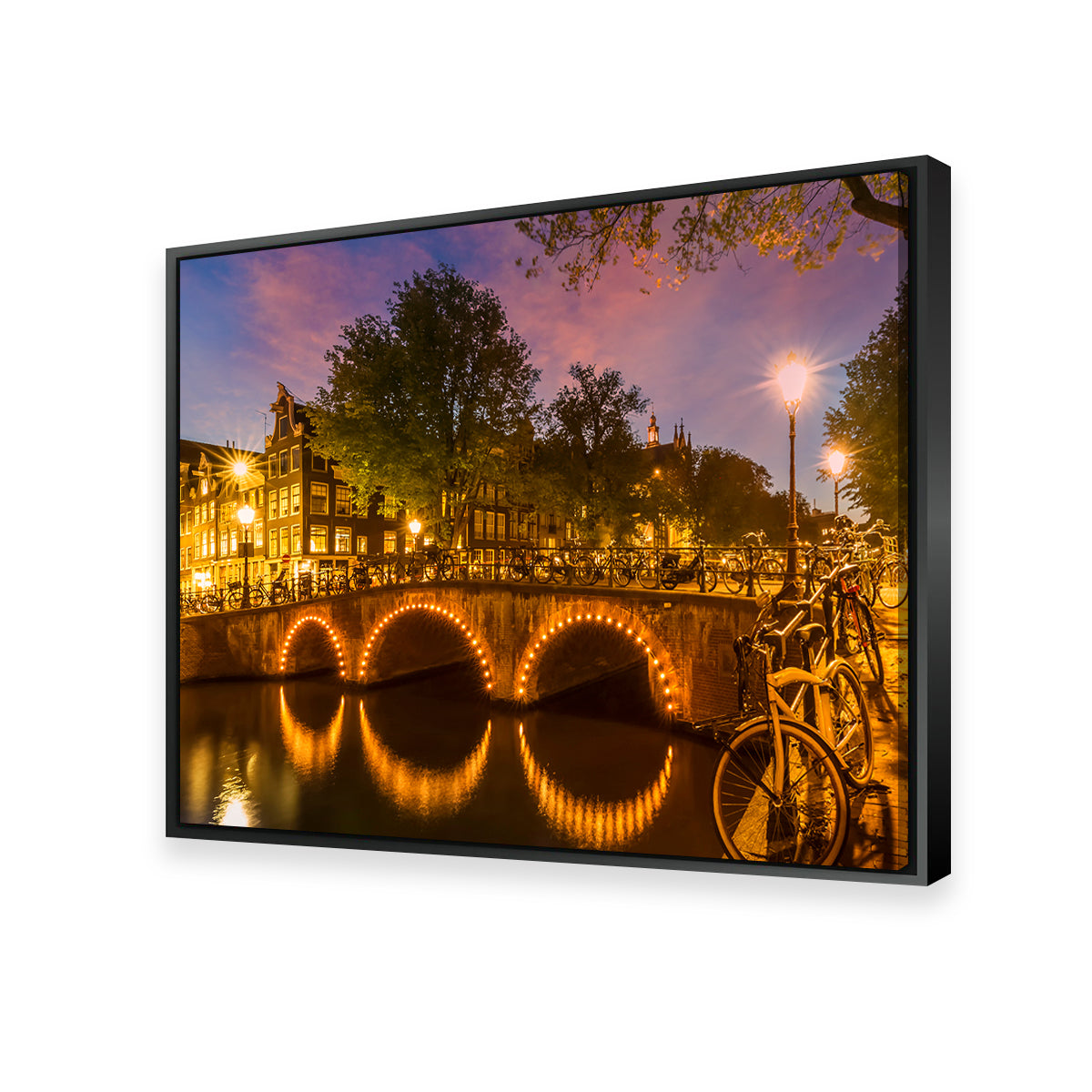 Stunning Amsterdam From Keizersgracht Wall Art by Melanie Viola