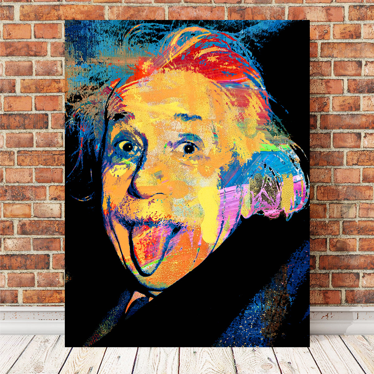Stunning Albert Einstein Wall Art by Stephen Chambers