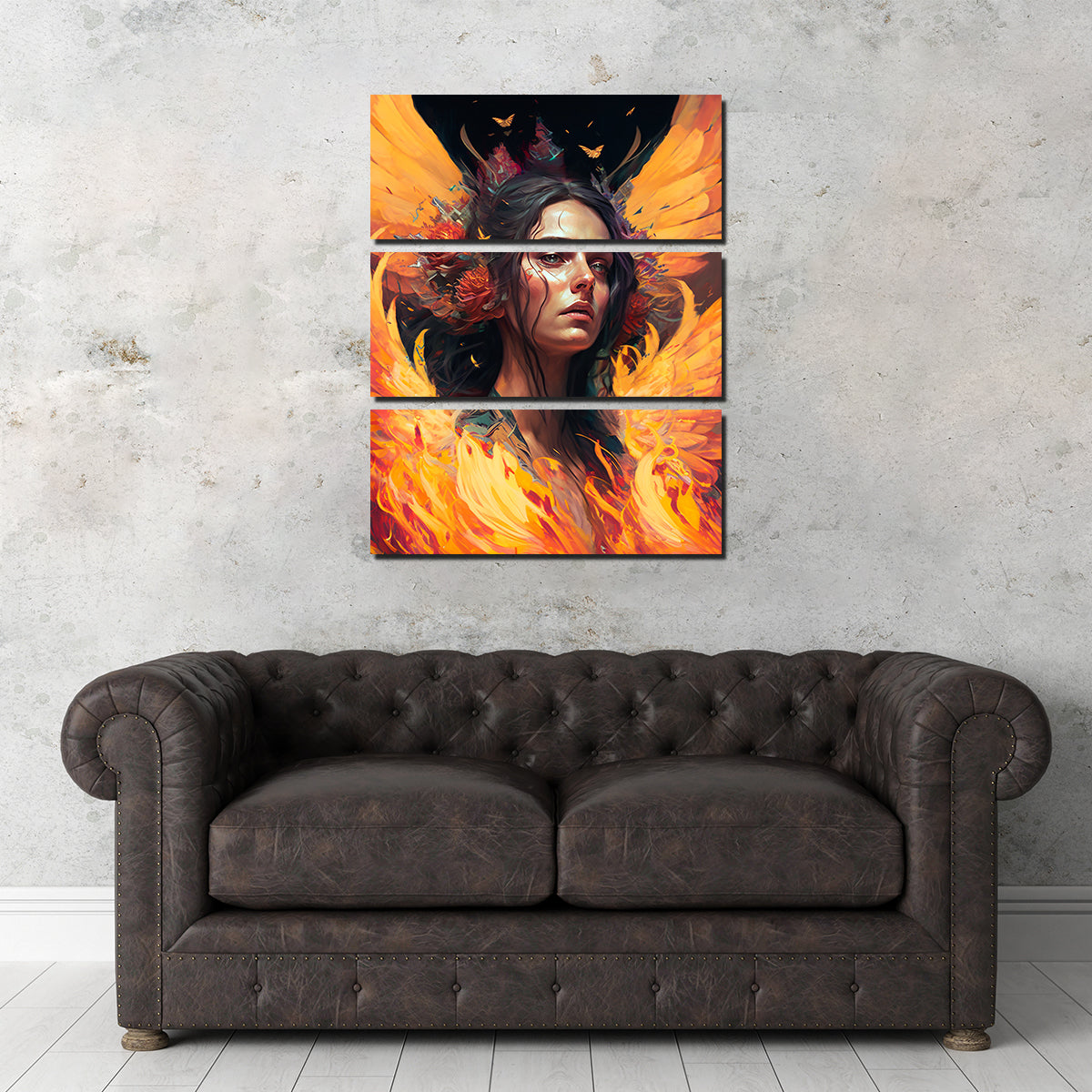 Stunning 'She's On Fire' Wall Art by Jennifer Hotai