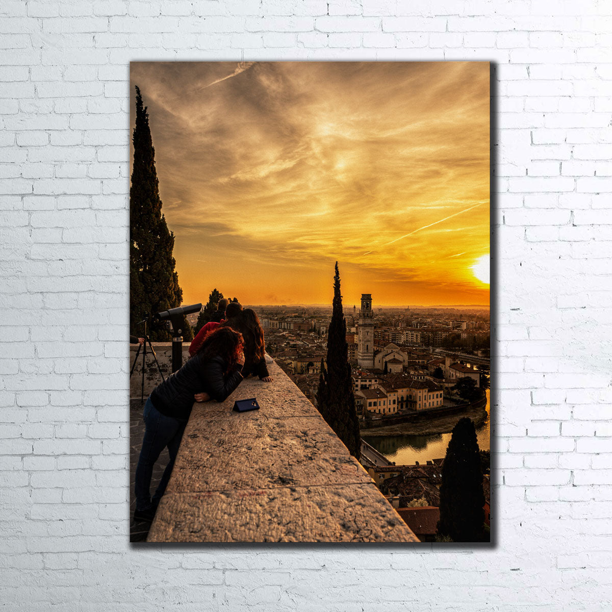 Gorgeous Castel San Pietro Sunset Wall Art by Stefano Baltieri