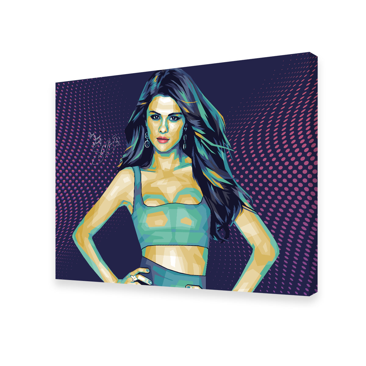 Selena Signature High - Quality Wall Art by Ralph & Laura Design