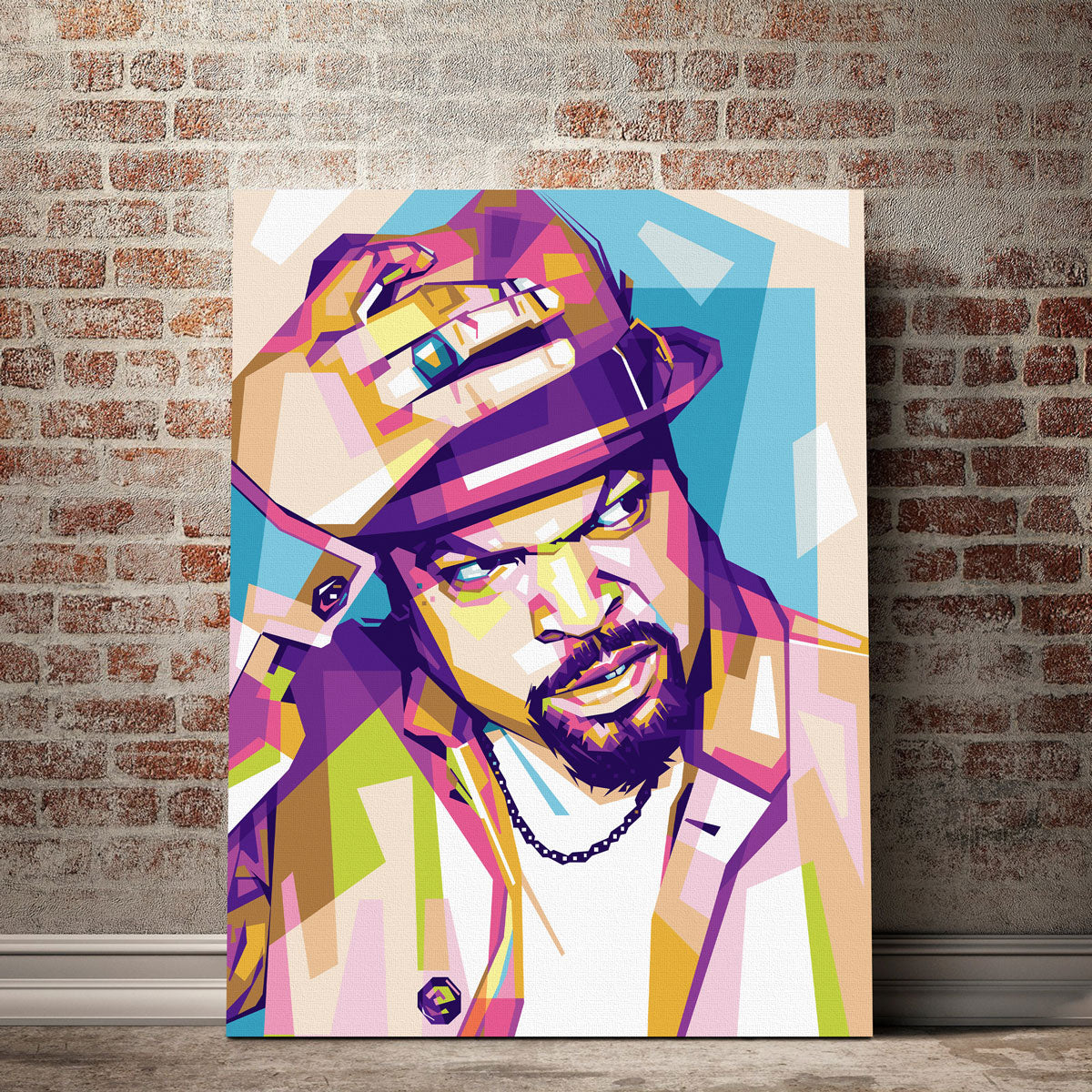 Hey Dude! Stunning Ice Cube Wall Art by Ralph & Laura Design
