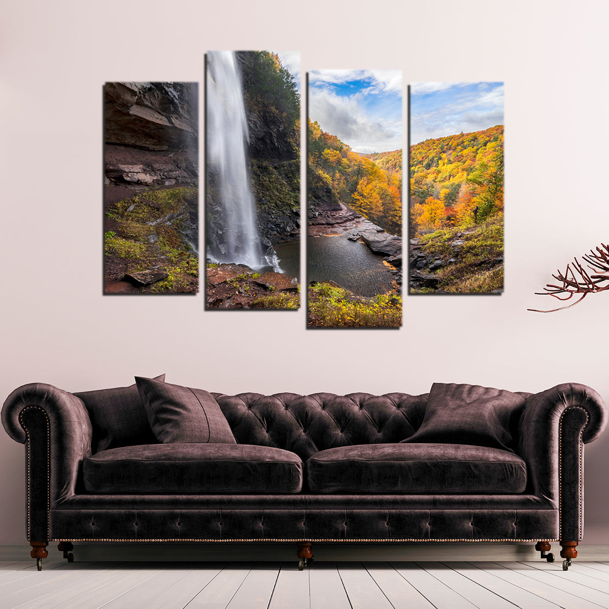 Stunning Behind the Falls Wall Art by Shaun Mayer