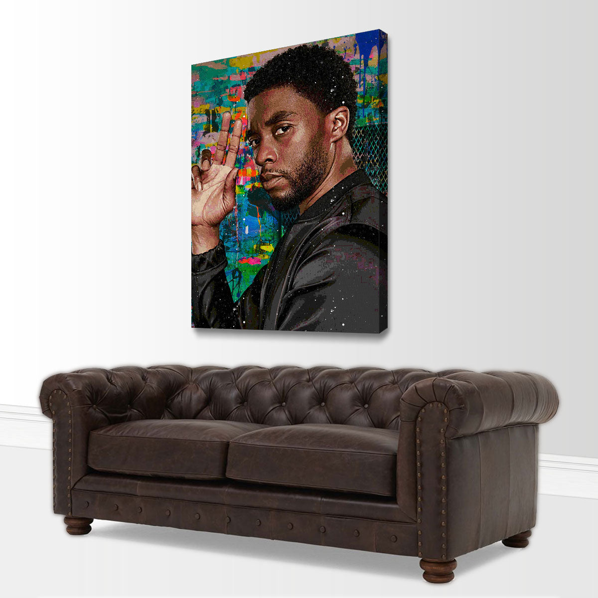 Exclusive Chadwick Boseman 2 Wall Art - Ideal Decor for Fans