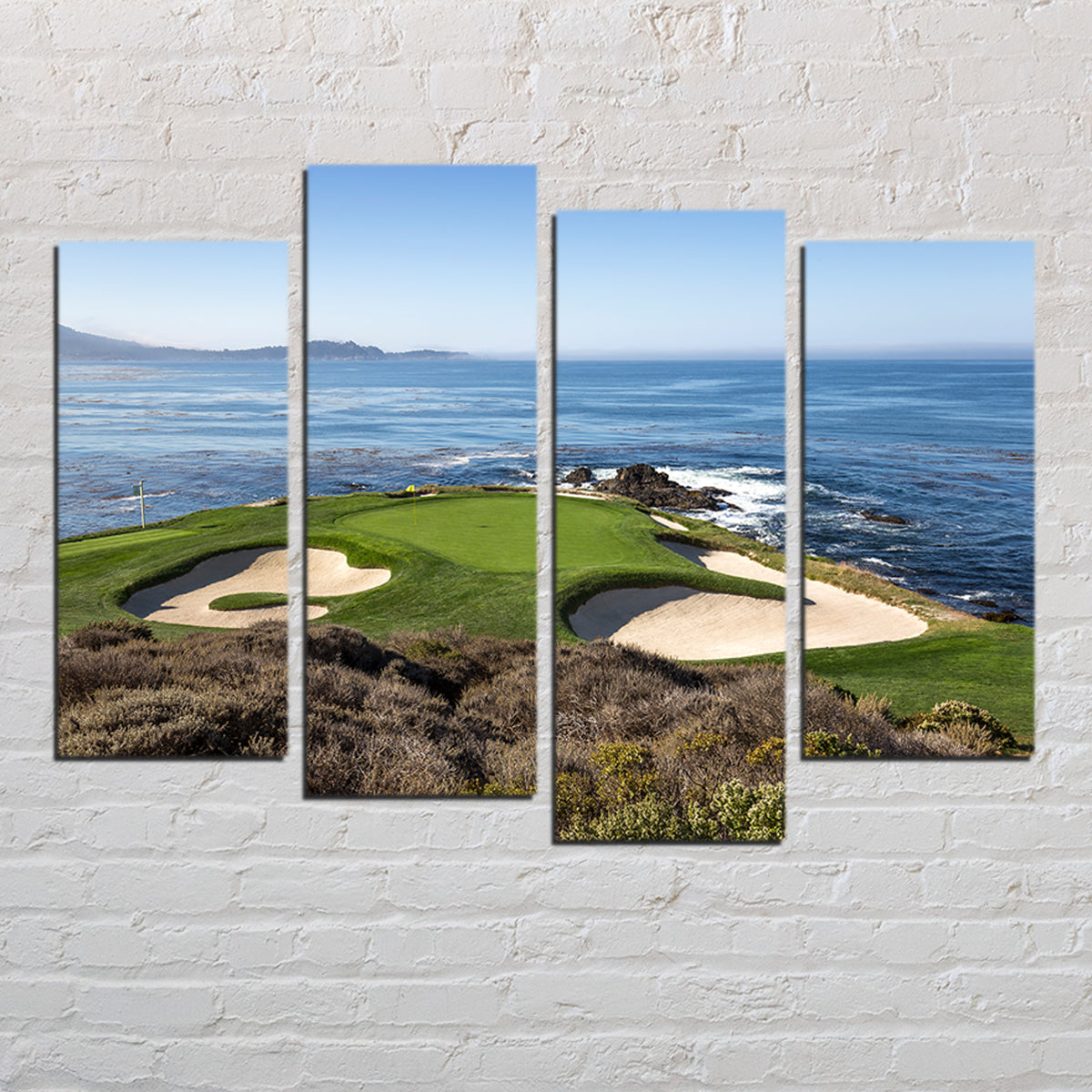 Stunning Pebble Beach Canvas Wall Art for Home Decor