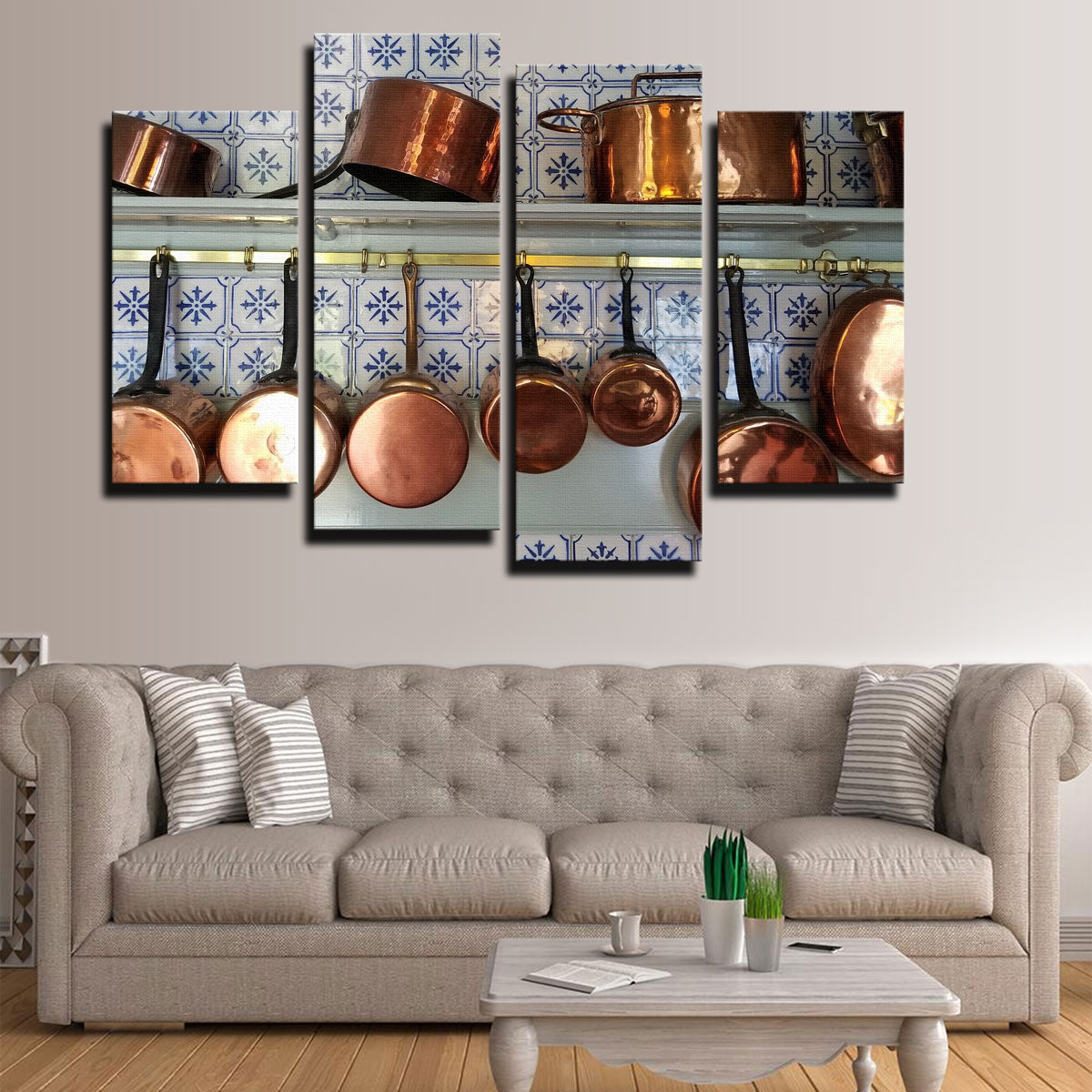 Monet's Kitchen - Giverny, France Wall Art by David Campbell - Museum Quality Canvas Print