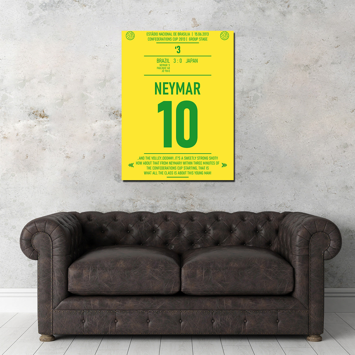 Neymar Art Print by George Sorin - High - Quality Museum Canvas