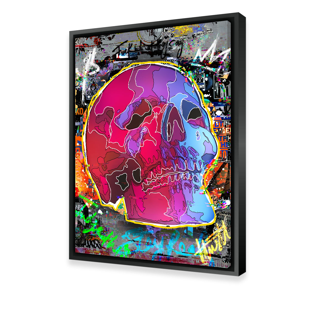 Eye - catching Skull Design Wall Art for Stunning Decor
