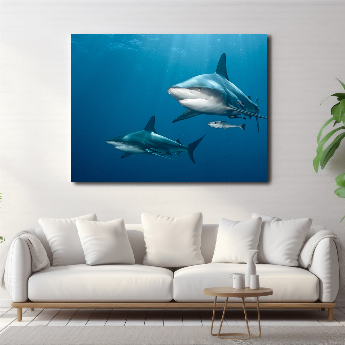 Exquisite Shark Pair Wall Art for Stunning Home Decor