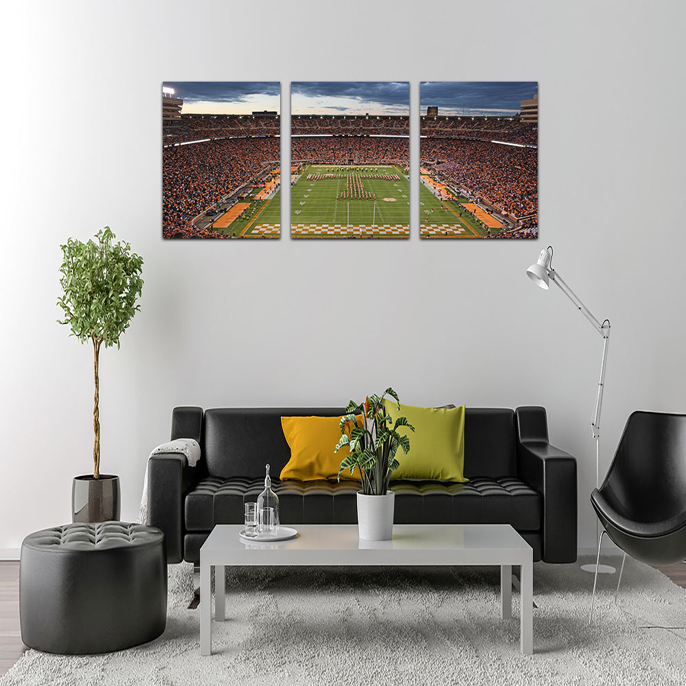 Neyland Stadium Premium Wall Art - Sustainable Kiln - Dried Pine Frame