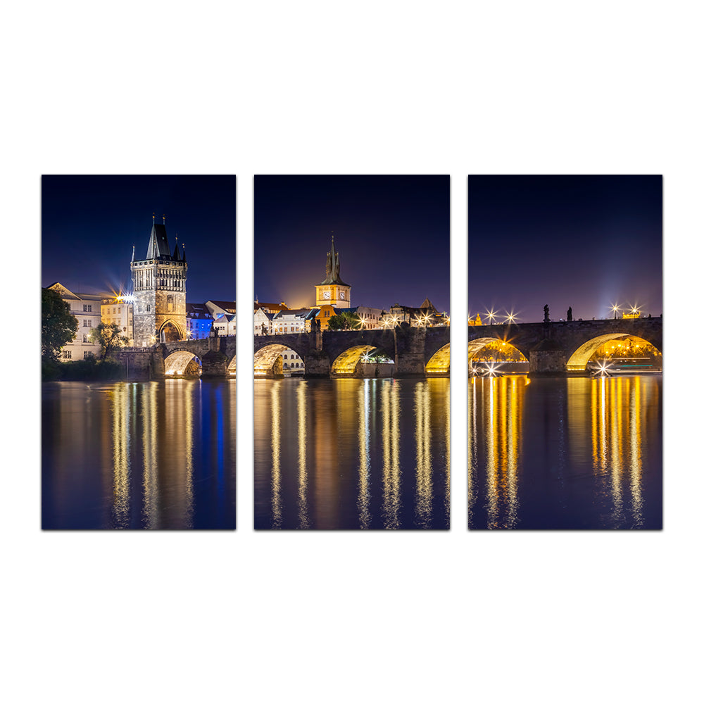 Stunning Charles Bridge with Old Town Bridge Tower Wall Art by Melanie Viola