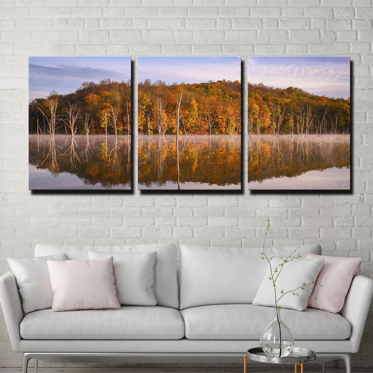 Exquisite Monksville Mist Wall Art by Dennis Maida