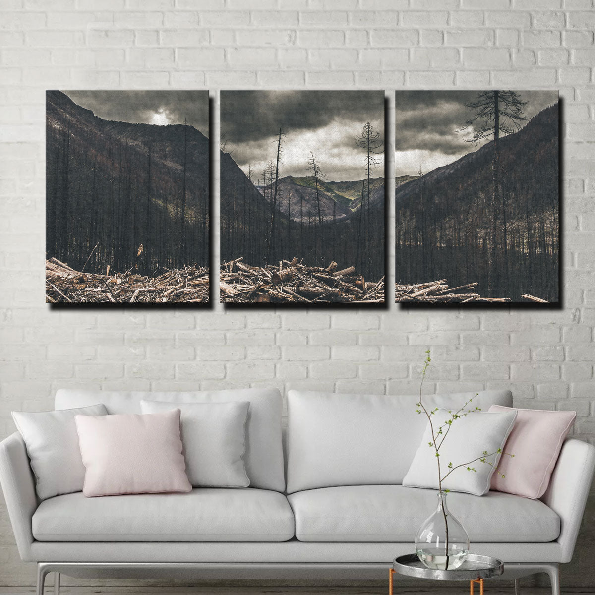 Stunning Ash and Clouds Wall Art by Mike Cotton