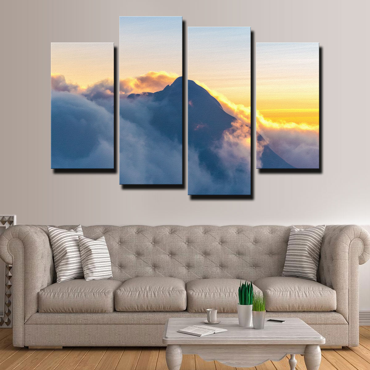 Stunning Alpine Glow Wall Art by Lucas Moore