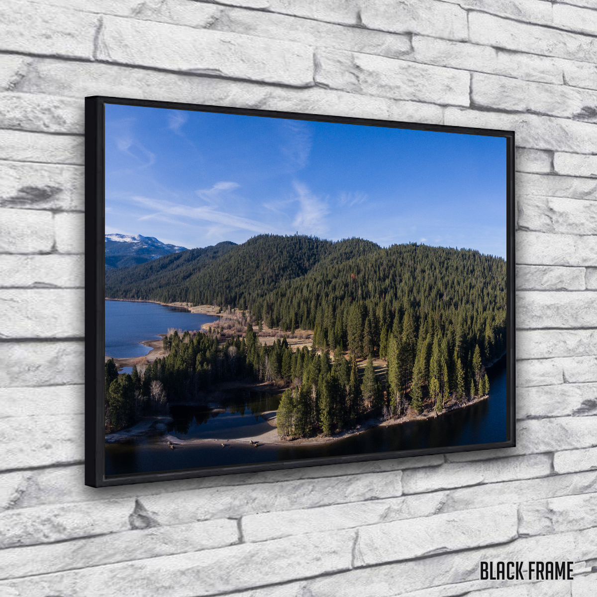 Breathtaking Siskiyou Lake and Mount Shasta Wall Art for Stunning Home Decor