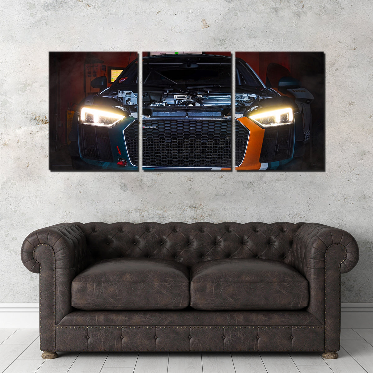 High - Quality Audi R8 Racing Wall Art by George Sorin