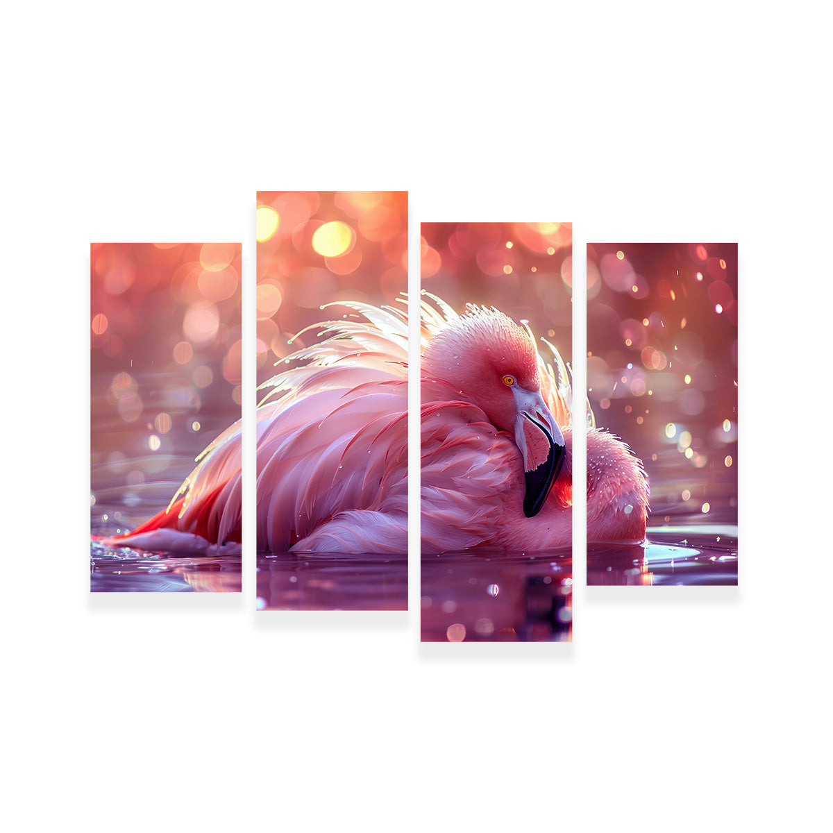 Gorgeous Pink Flamingo Art Print