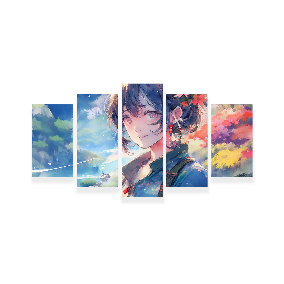 Exquisite Anime Lady Canvas Print