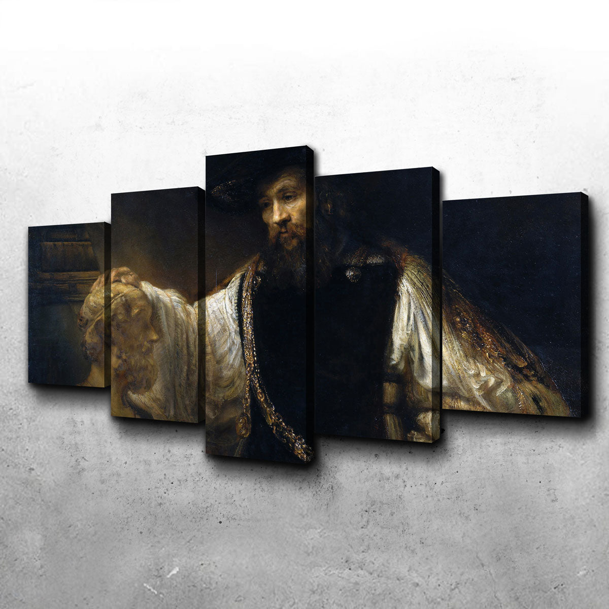 Exquisite Aristotle with a Bust of Homer Wall Art by Rembrandt