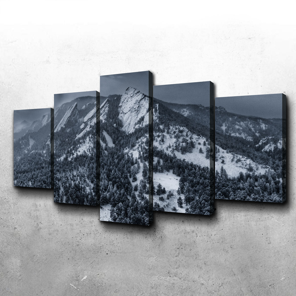 Breathtaking Snow On The Flatirons Wall Art for Stunning Home Decor