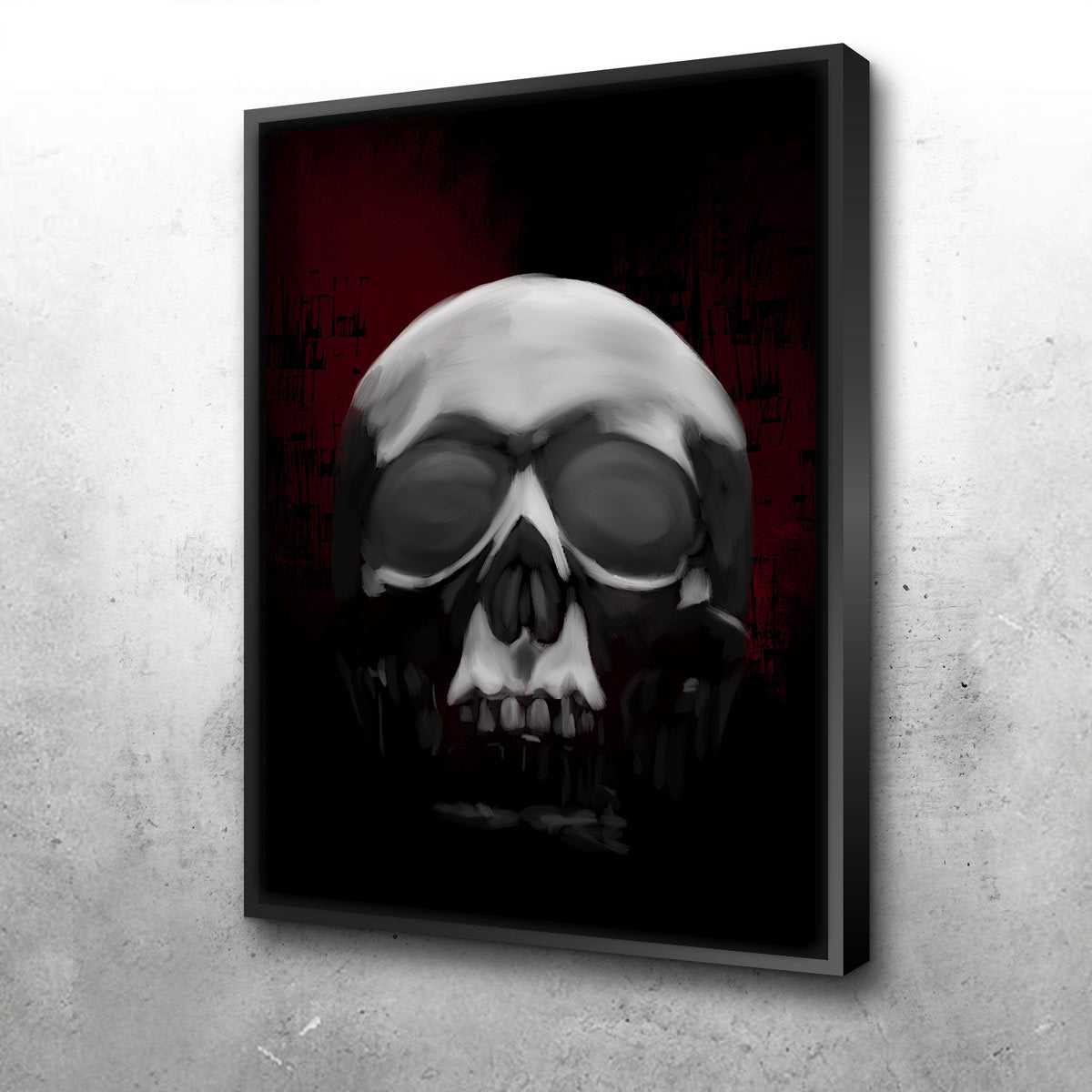 Stunning White Skull Wall Art by Andy Brackpool