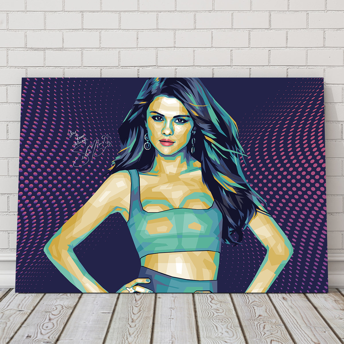 Selena Signature High - Quality Wall Art by Ralph & Laura Design