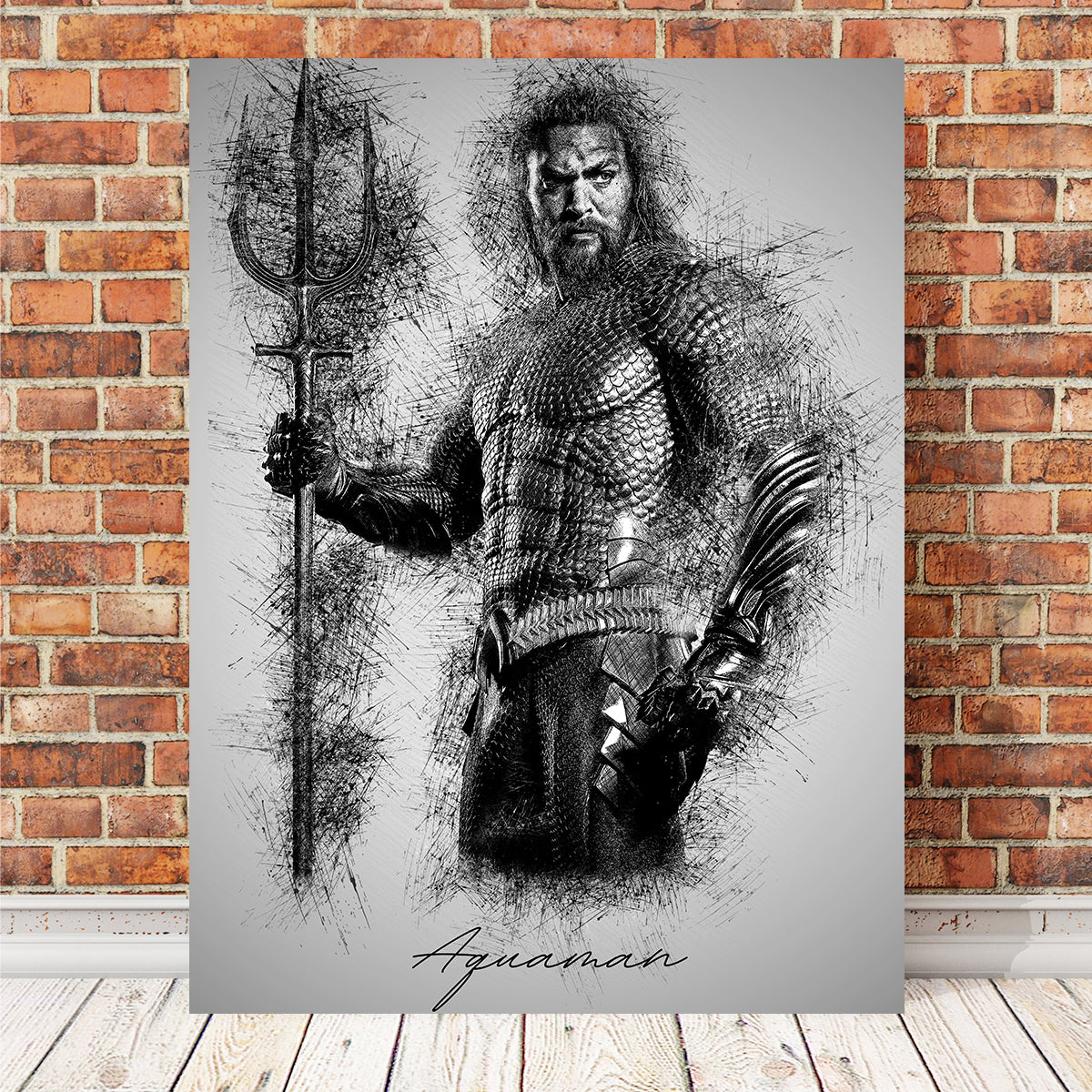 Stunning Aquaman Wall Art for Home Decor