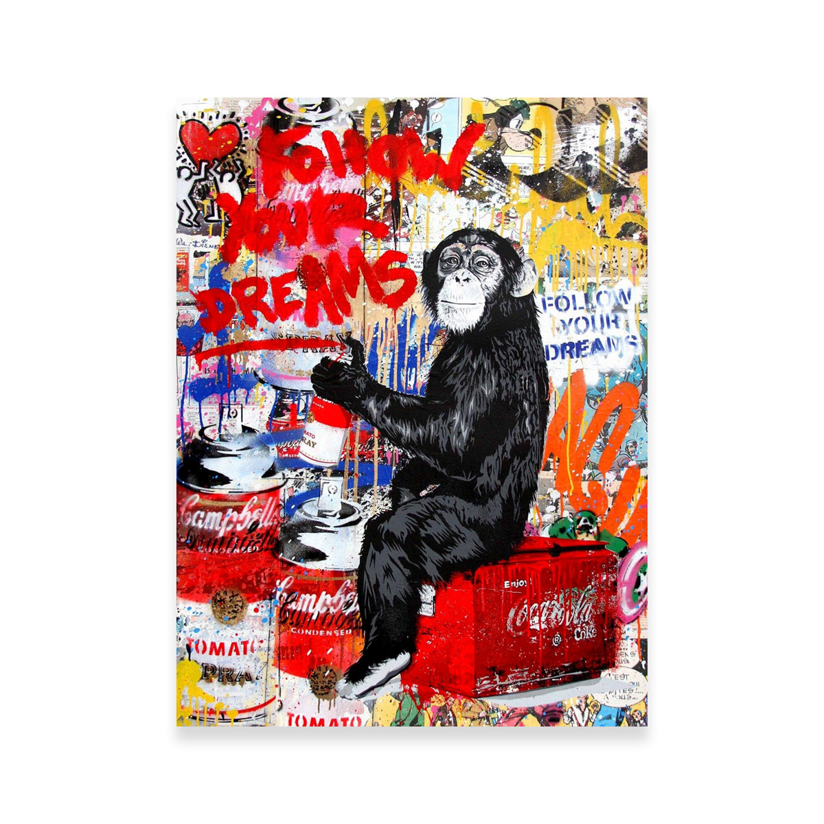 Stunning Monkey Business Wall Art by Ralph & Laura Design