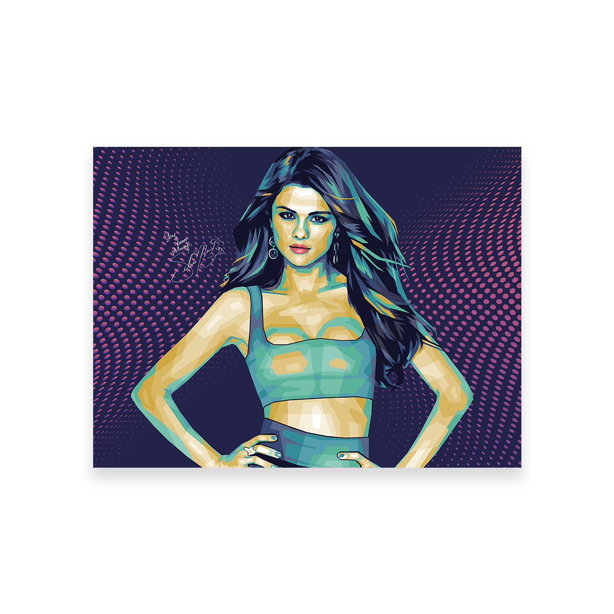 Selena Signature High - Quality Wall Art by Ralph & Laura Design