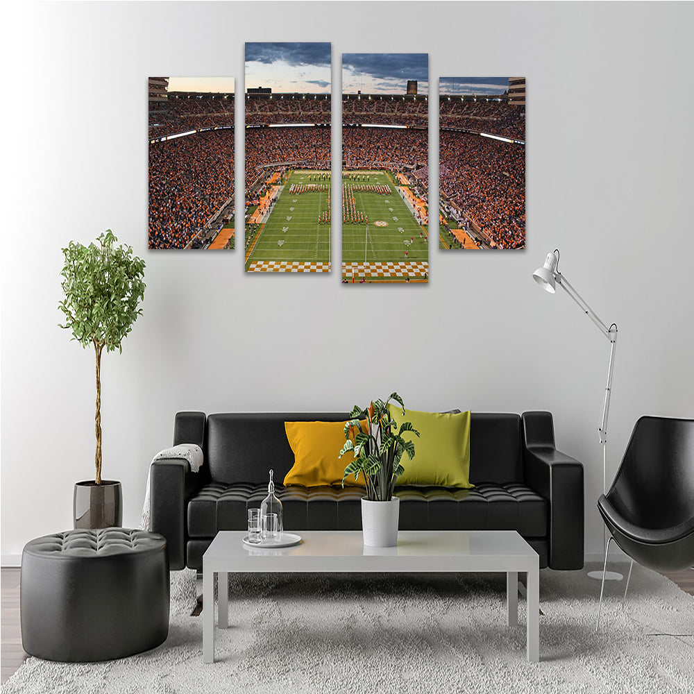Neyland Stadium Premium Wall Art - Sustainable Kiln - Dried Pine Frame