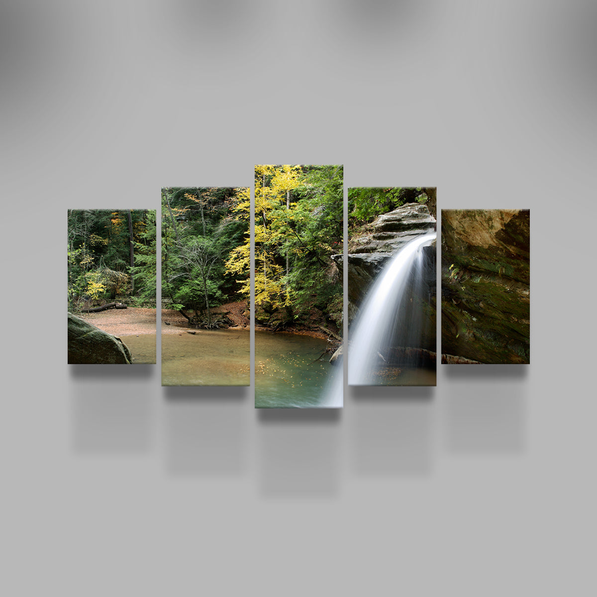 Stunning Old Man's Cave Lower Falls Wall Art for Home Decor