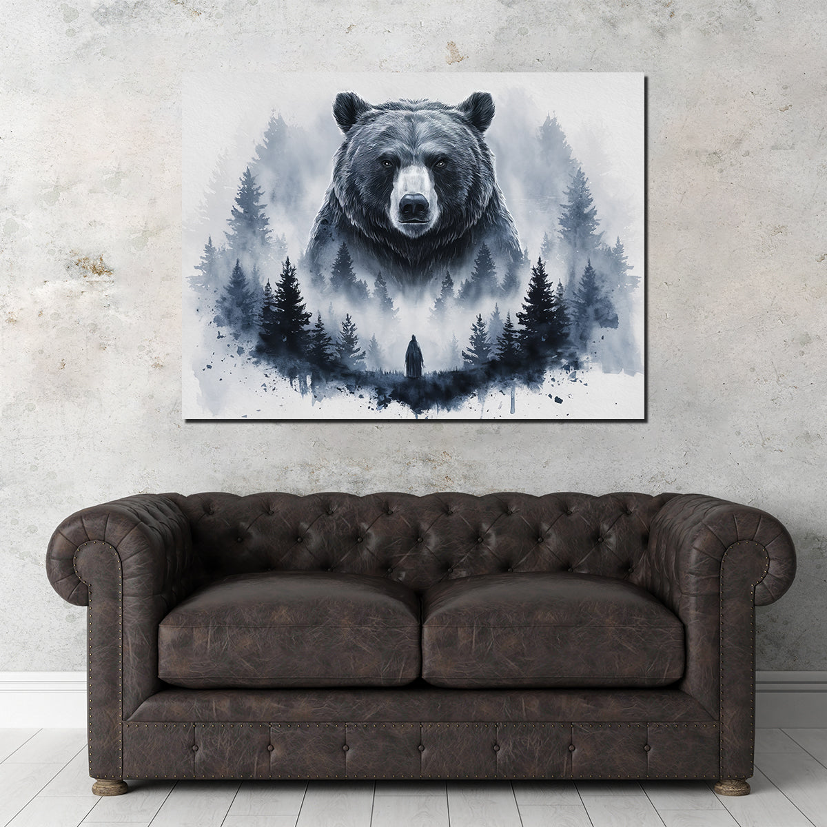 Exquisite Bear Forest Wall Art for Stunning Home Decor