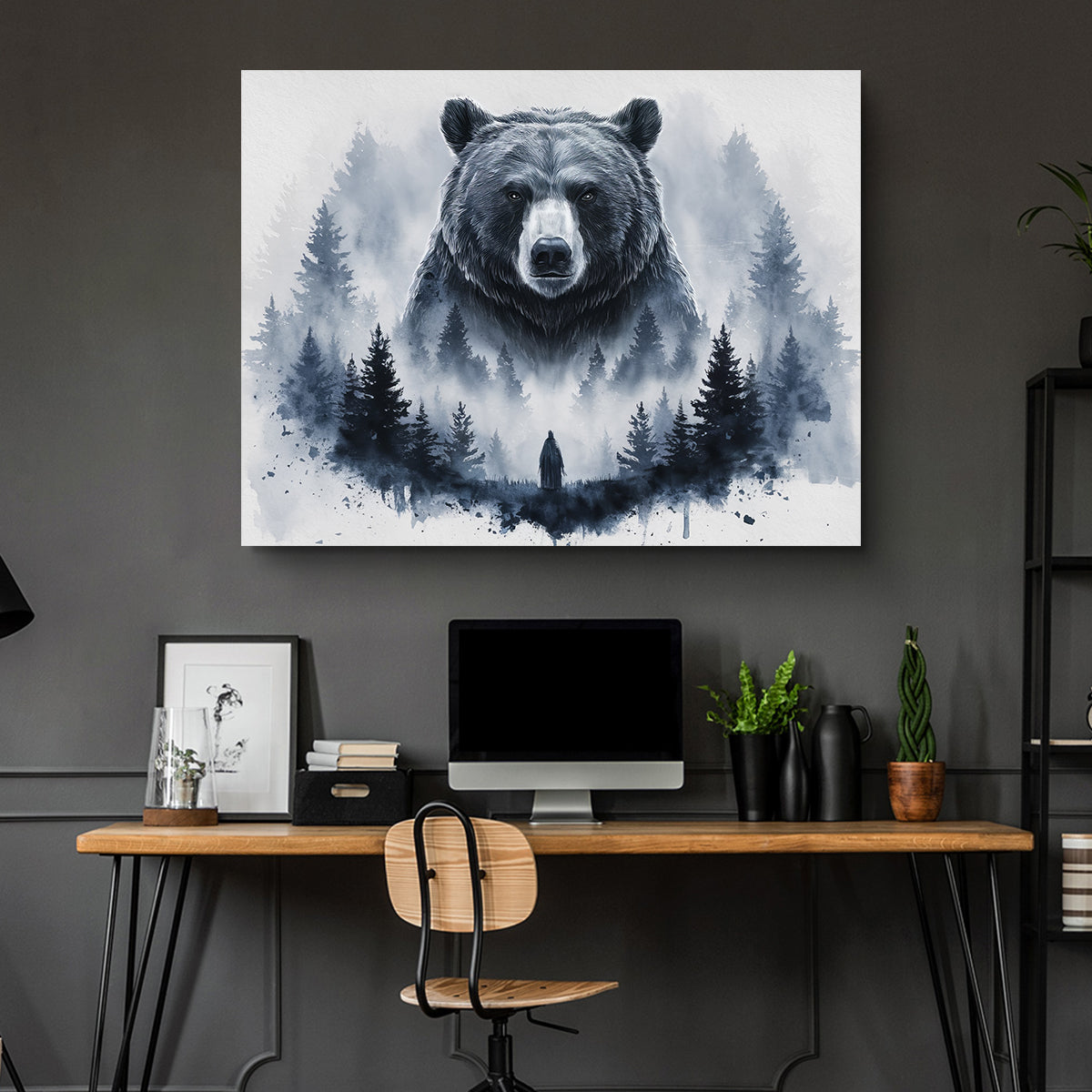 Exquisite Bear Forest Wall Art for Stunning Home Decor