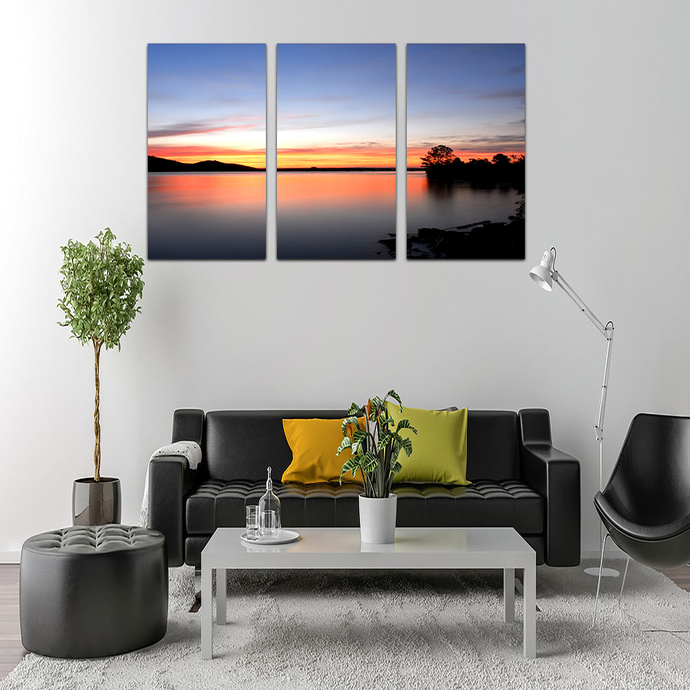Gorgeous Arkansas River Sunset Wall Art for Stunning Home Decor