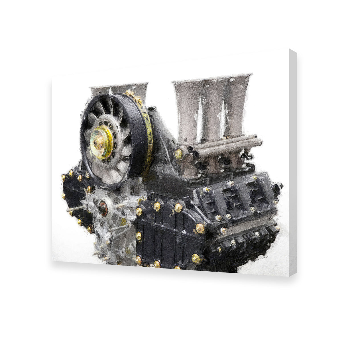 Stunning Porsche 911 Engine 1 Wall Art by Stephen Chambers