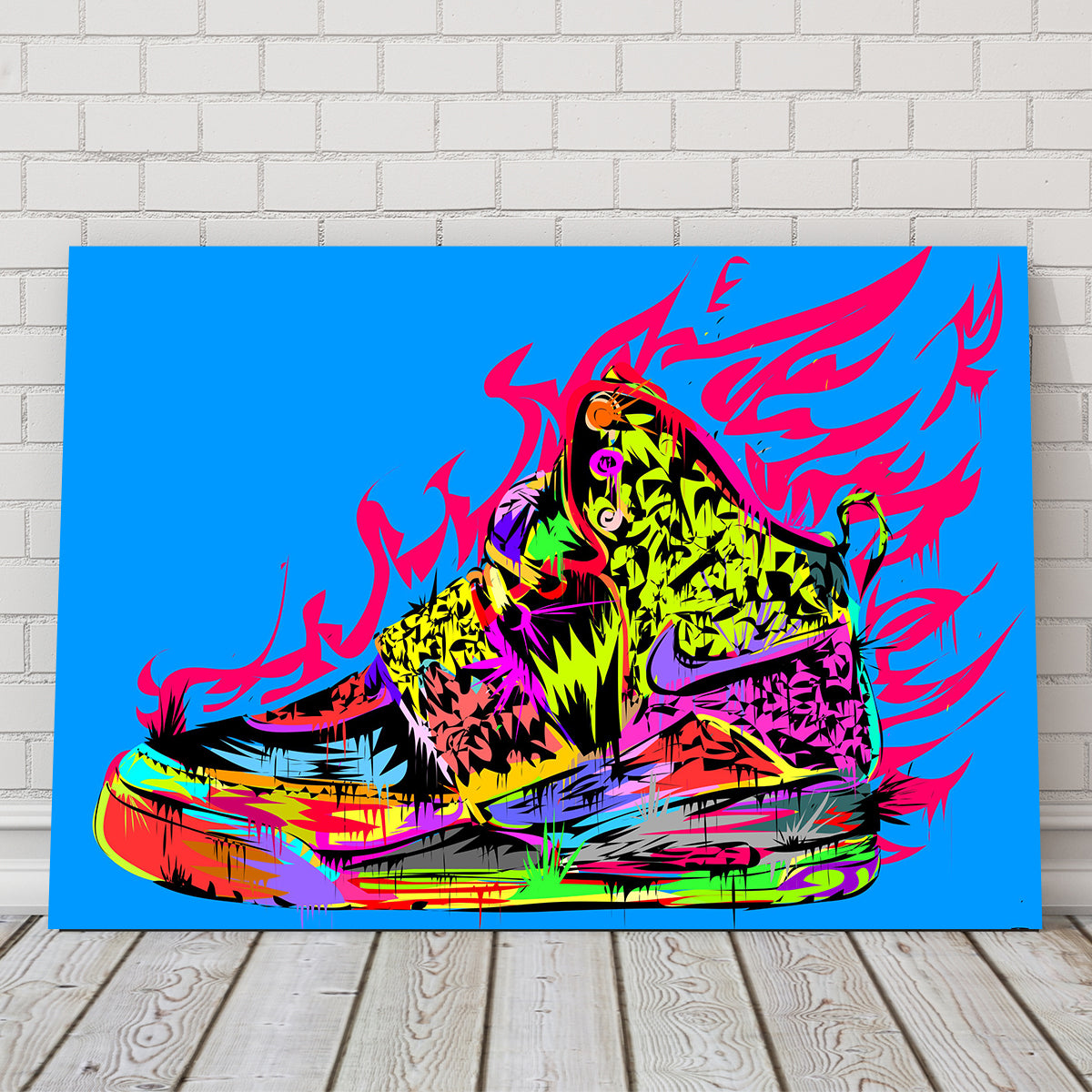 Stylish Air Yeezy Inspired Wall Art for Your Home Decor