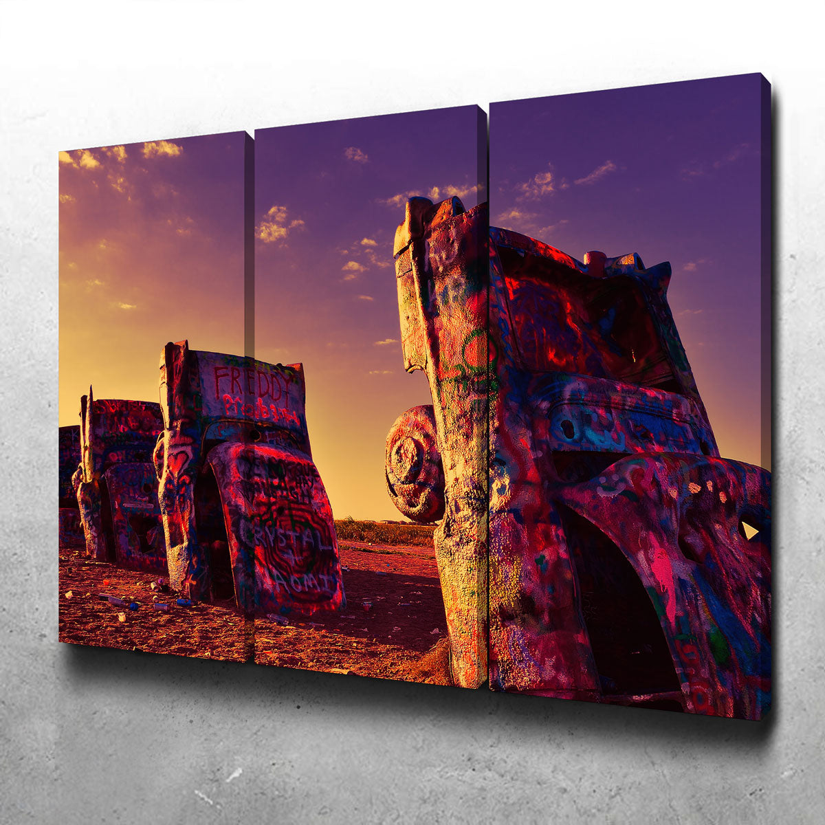 Stunning Cadillac Ranch Wall Art for Home Decor