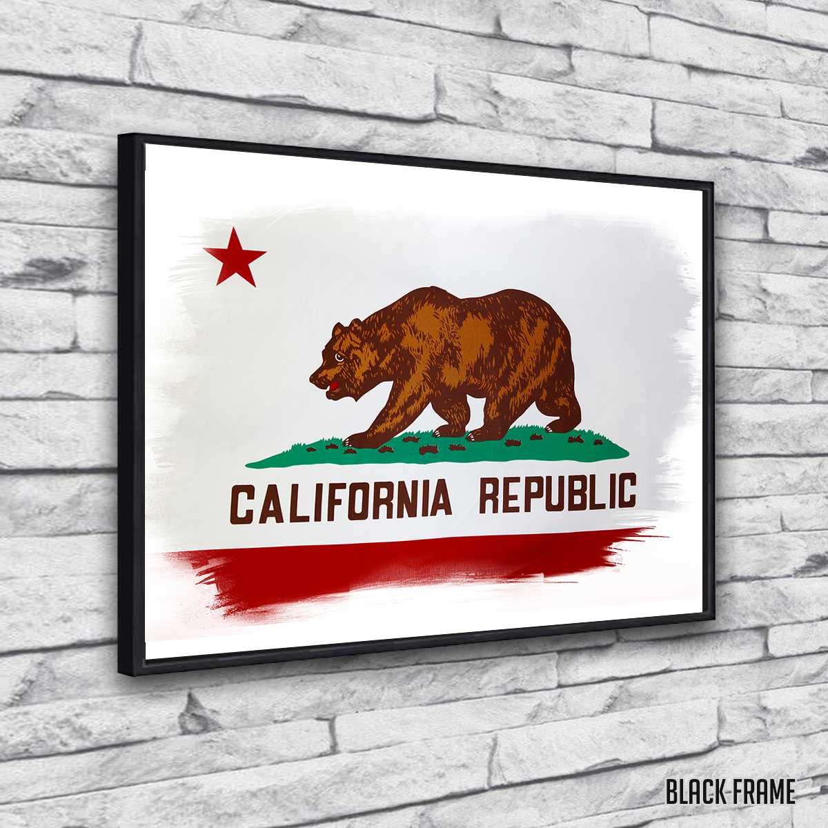 Stunning California State Flag Wall Art for Your Home Decor