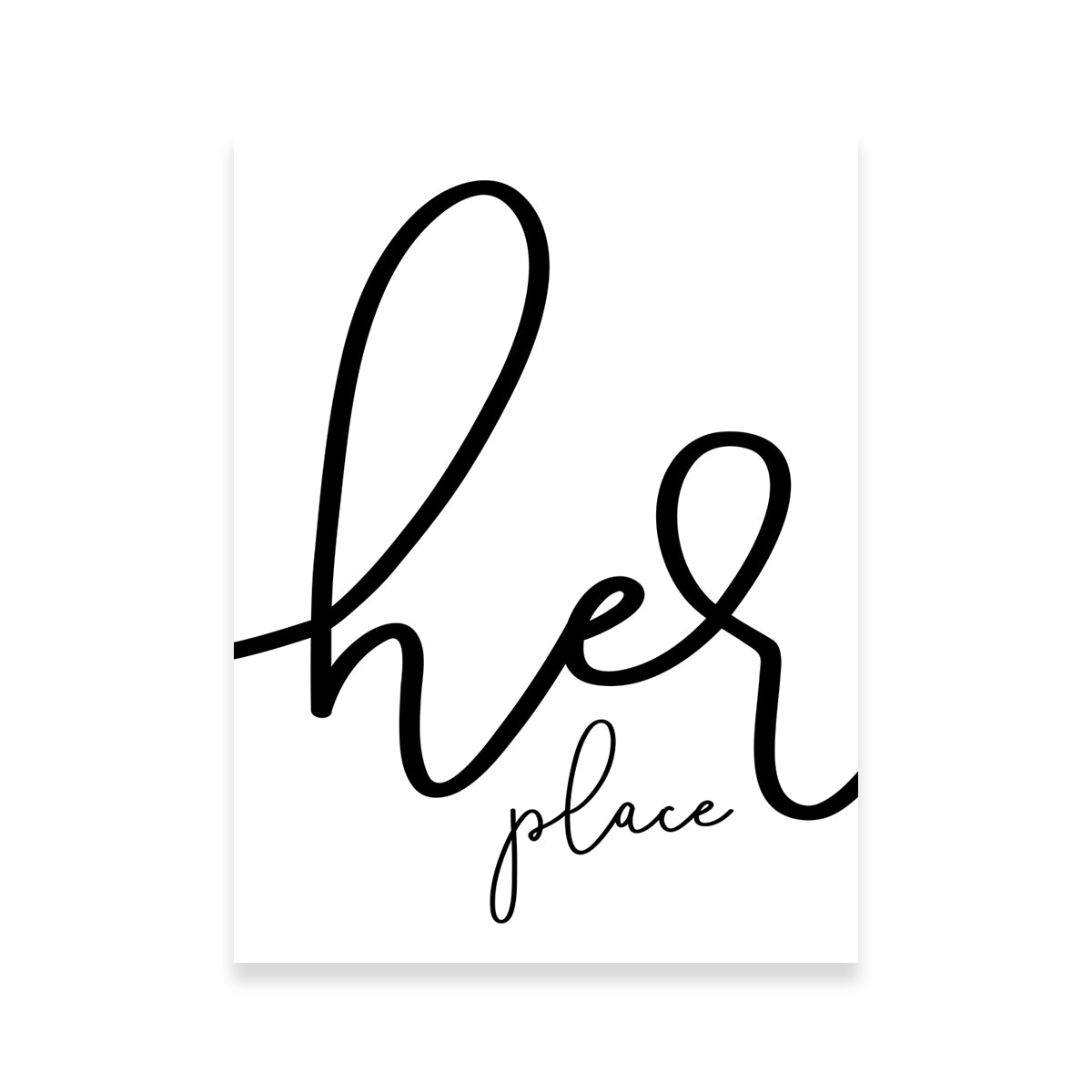 Stunning Her Place Wall Art by Melanie Viola