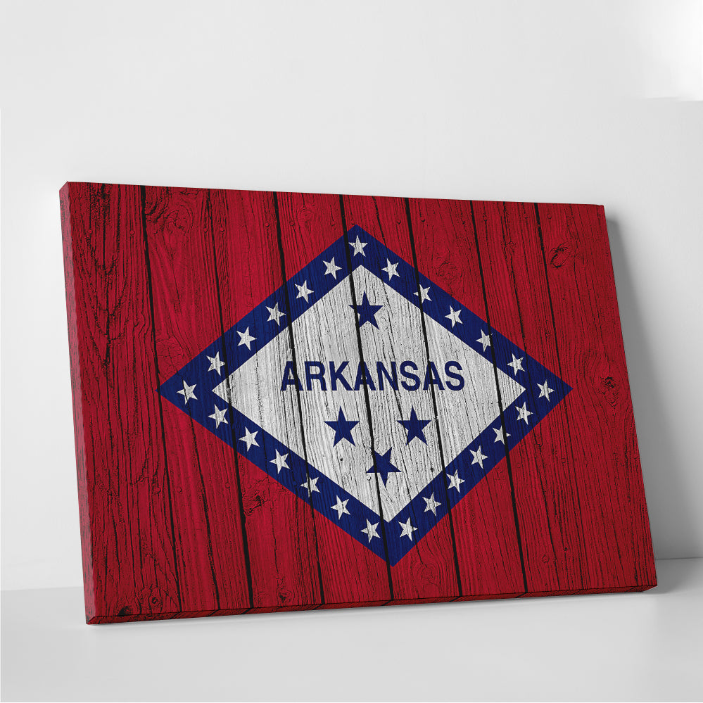 Beautiful Arkansas State Flag Wall Art for Your Home Decor