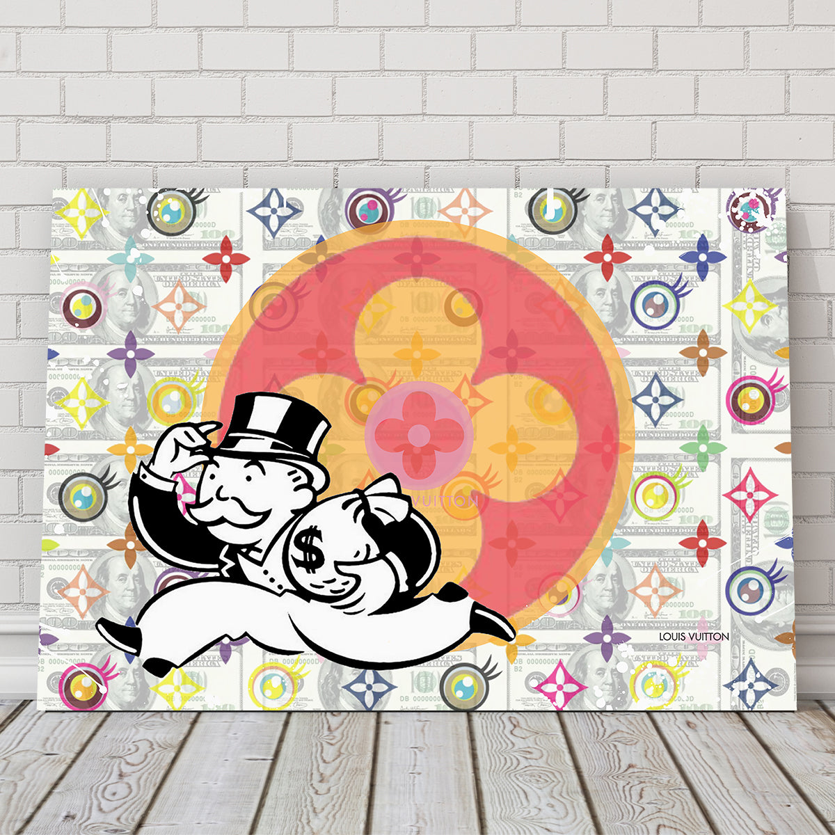Unique Money Bag Boy Wall Art by TJ - Ideal for Home Decor